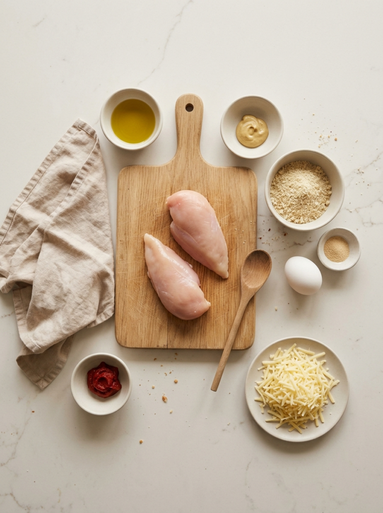 Ingredients for Chicken Parma Recipe