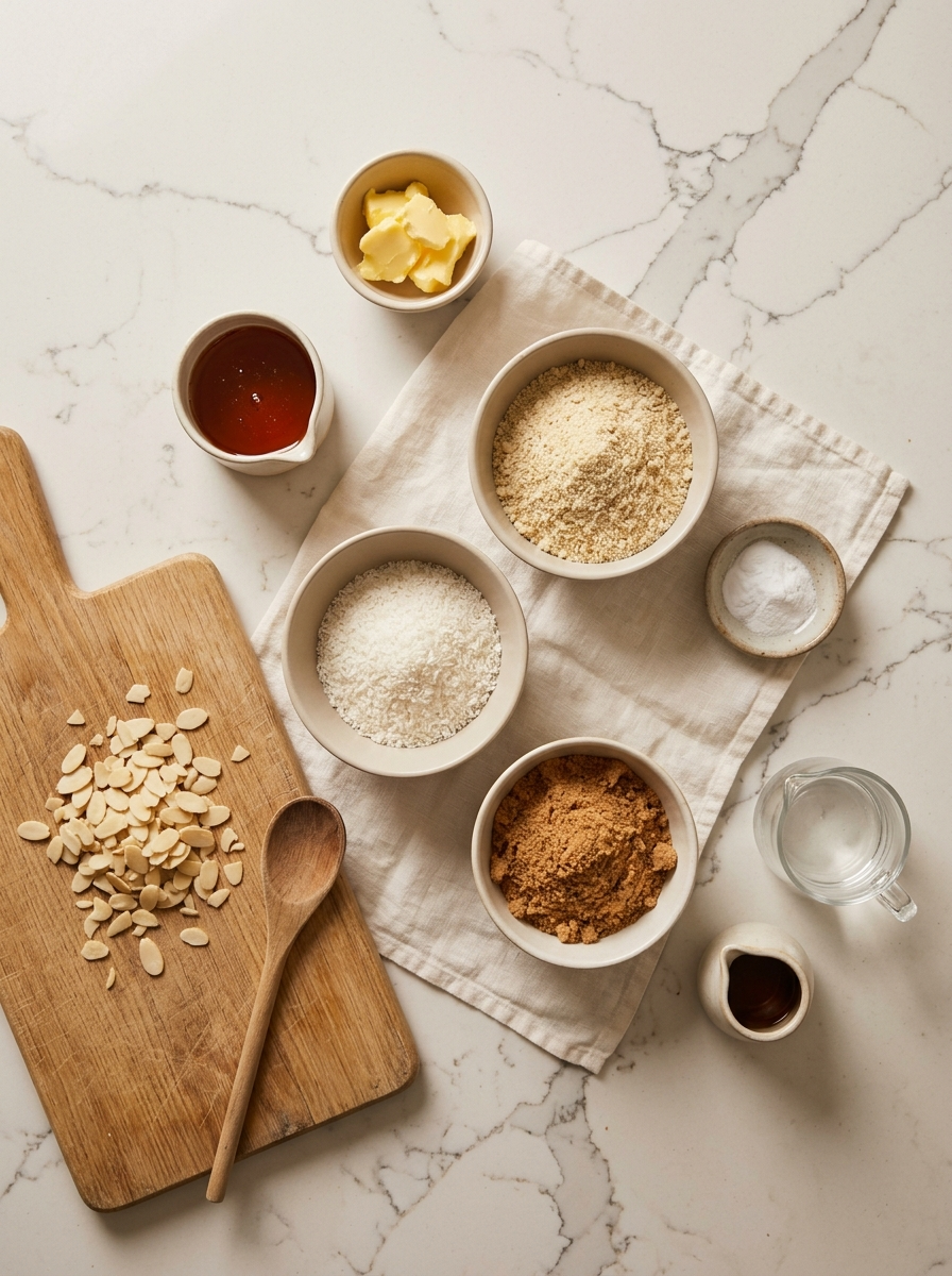 ANZAC-Style Biscuits Recipe Ingredients