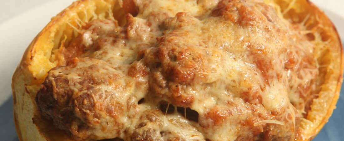 Spaghetti Squash Meatballs Recipe | Low Carb Family Dinner