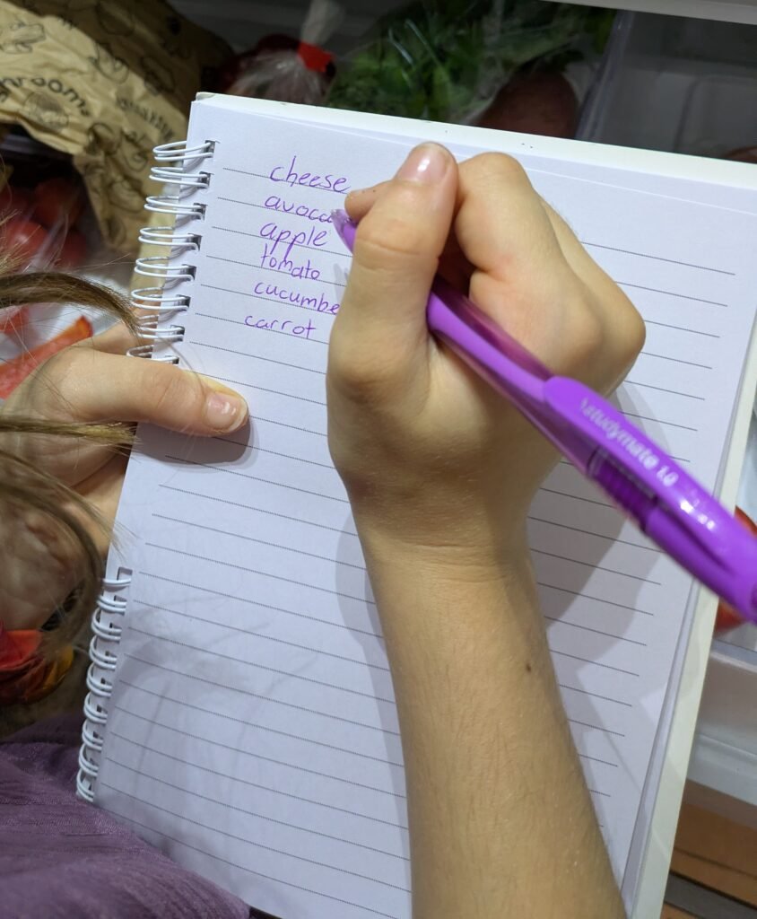 Example list of lunchbox ideas for kids with allergies