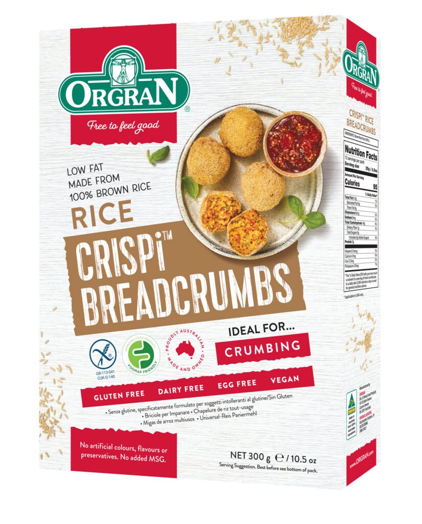 gluten free pantry staples rice crumbs schnitzel coating Australia