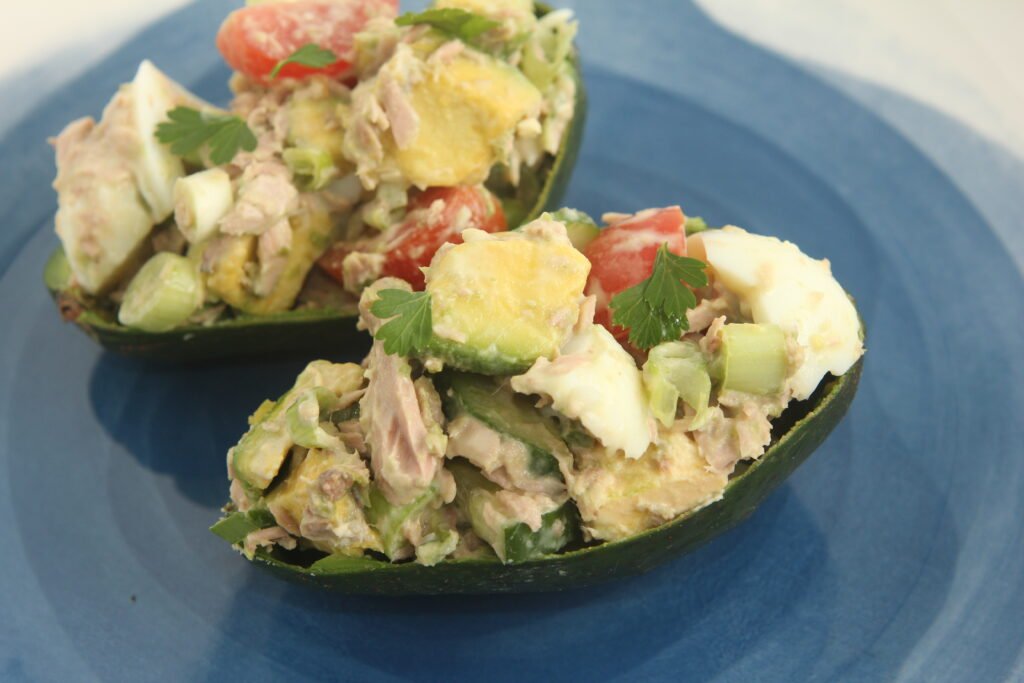 Tuna, Avocado & Egg Salad Recipe (Lunchbox Friendly)