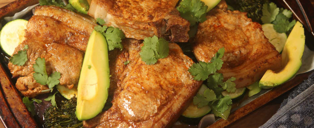 Easy Pork Tray Bake Recipe | Healthy One Pan Family Dinner