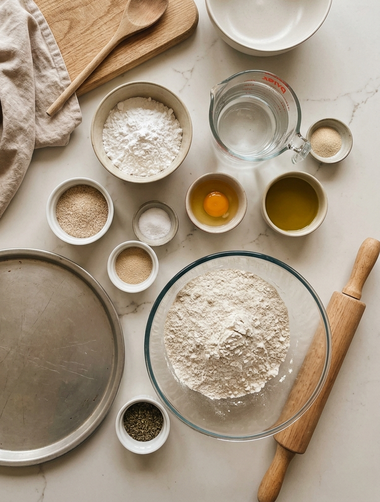 gluten free pizza dough recipe ingredients