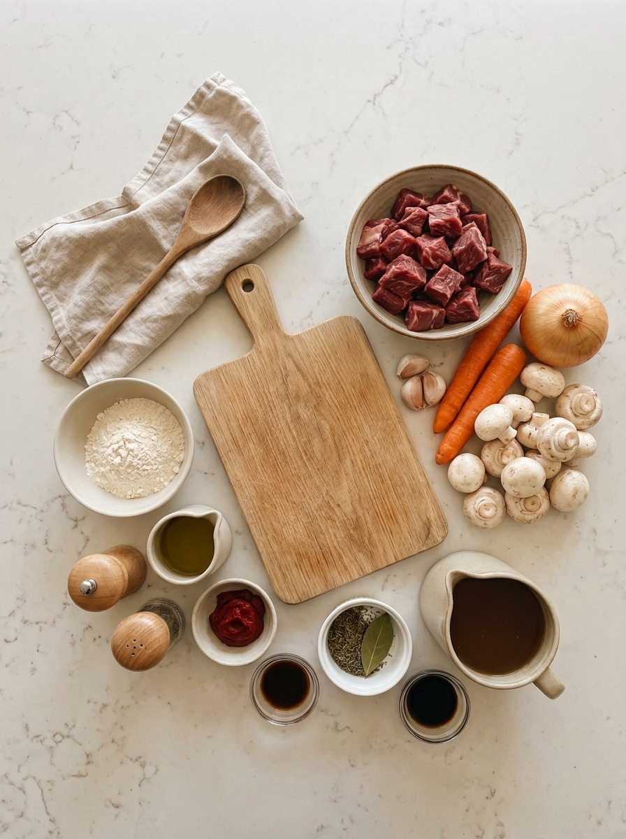 beef casserole ingredients