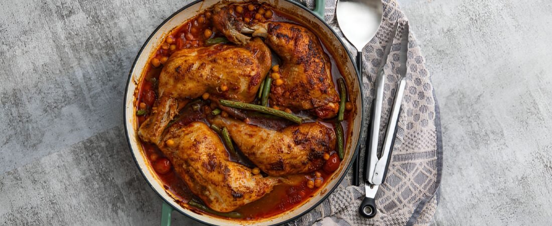 Chicken and Chickpea Bake | Easy One Pan Dinner