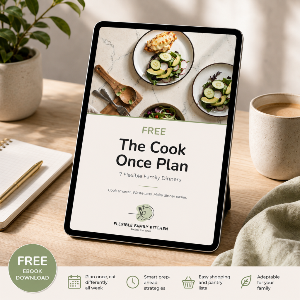 The Cook Once Plan | Free 7-Day Family Meal Plan