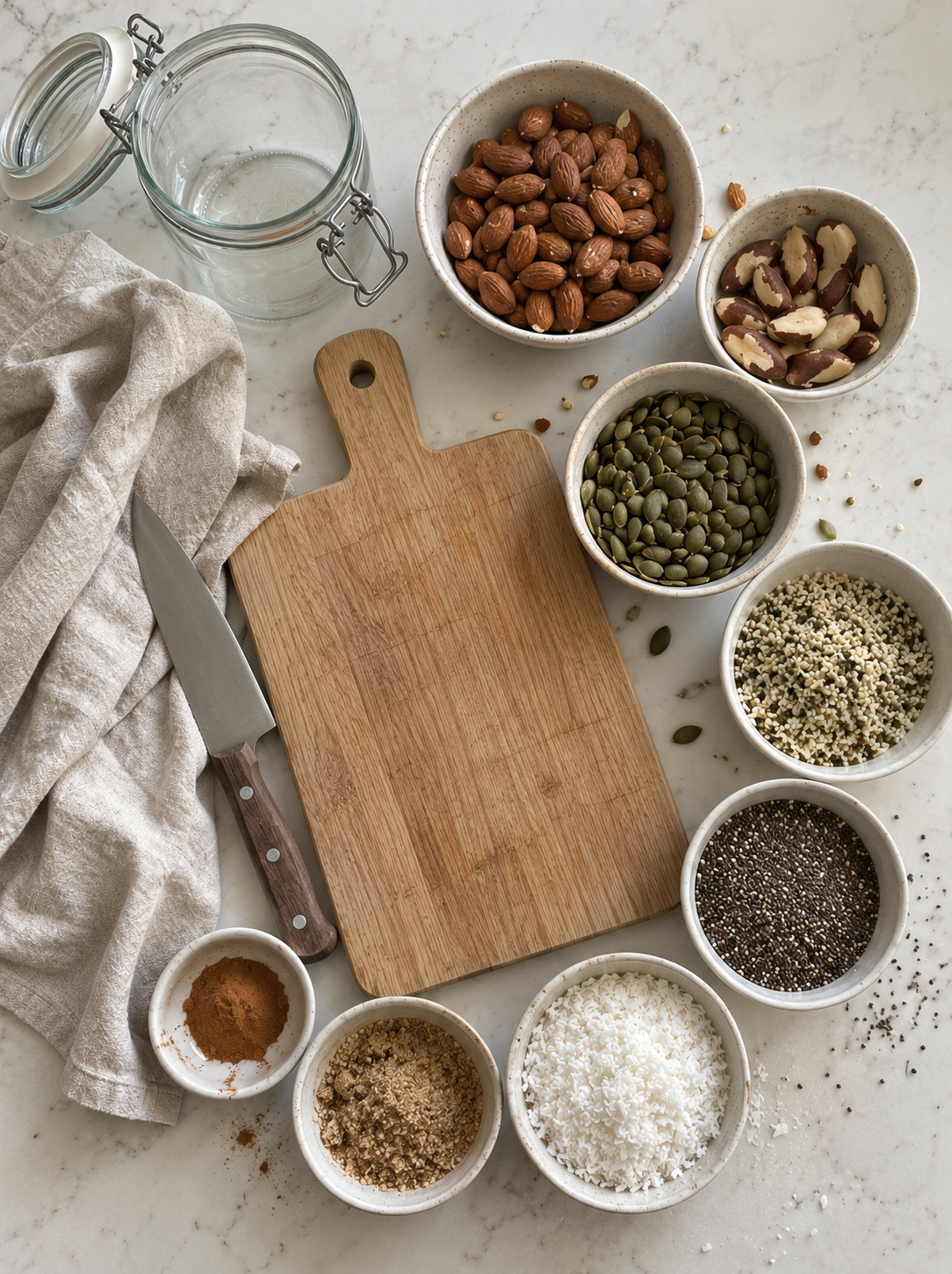 Ingredients for protein and fibre booster